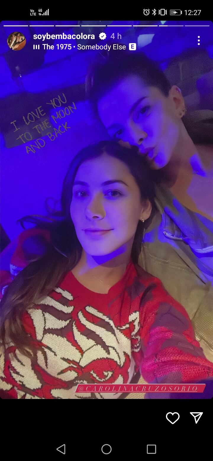 La artista subió una foto con Marianne Schaller