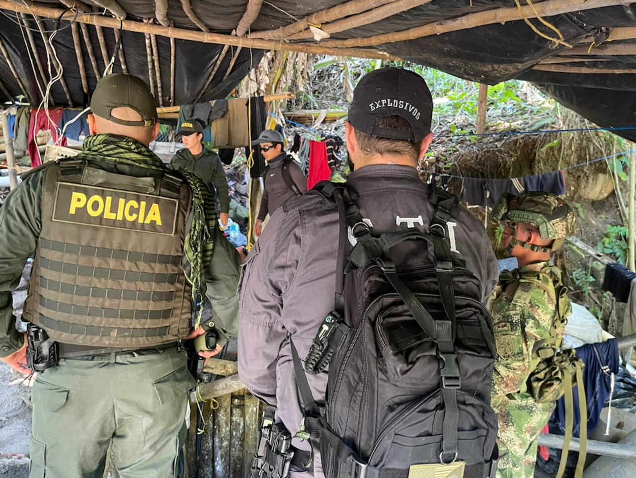 Las acciones permitieron la incautación de varios elementos utilizados para la minería ilegal
