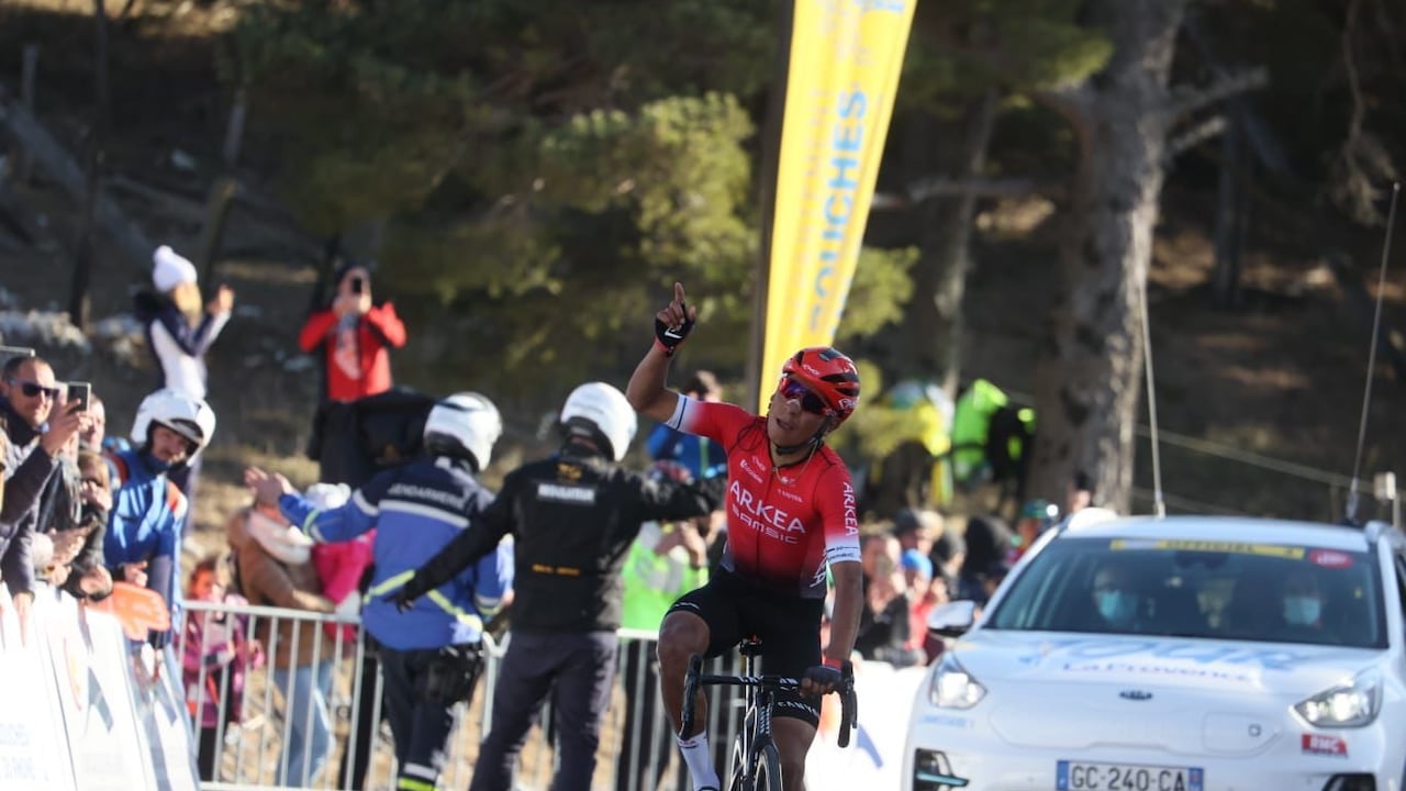 Tour la Provence 2022: Nairo Quintana, ganador de la última etapa y campeón por segunda vez de la competencia francesa.