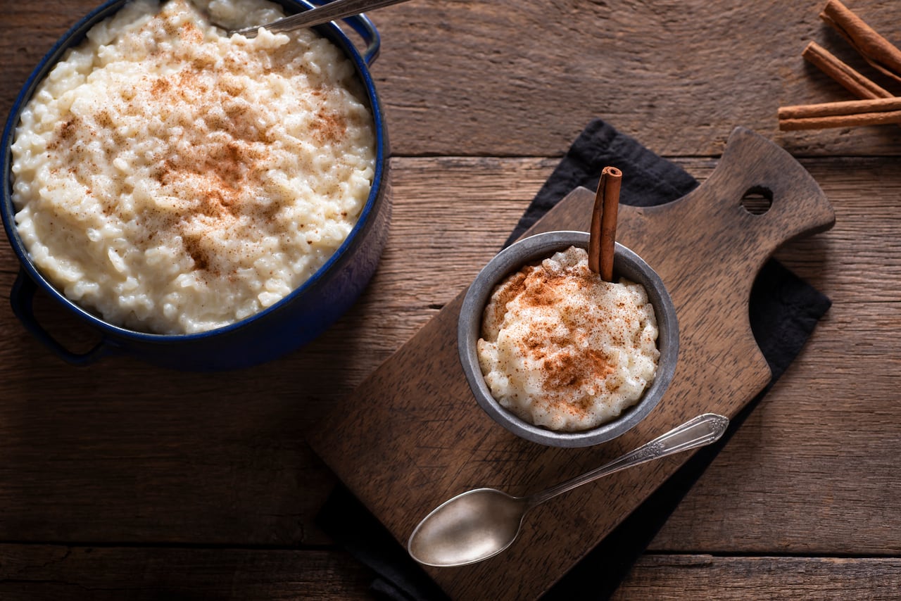 Arroz con leche, una de las recetas para estas novenas