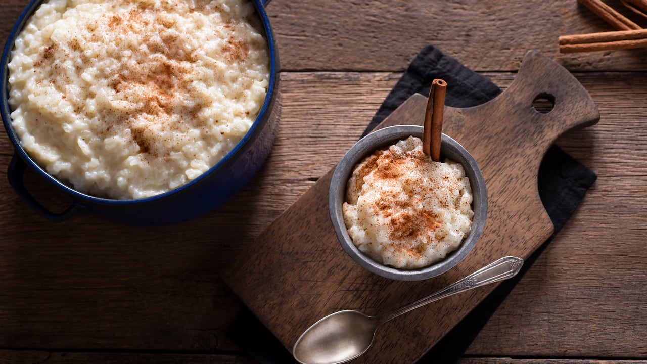 Arroz con leche, una de las recetas para estas novenas