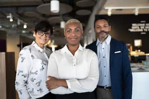 Portrait of a successful business team