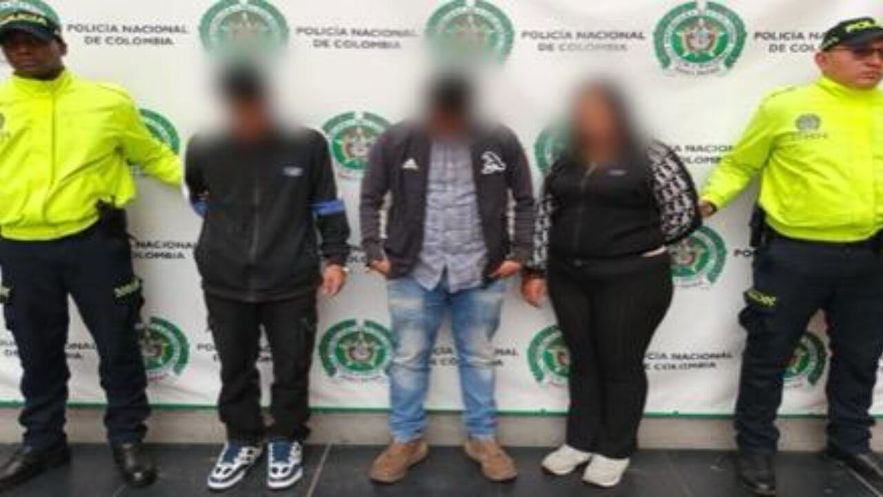 Estas personas habrían participado en robos en por lo menos cinco localidades de Bogotá.