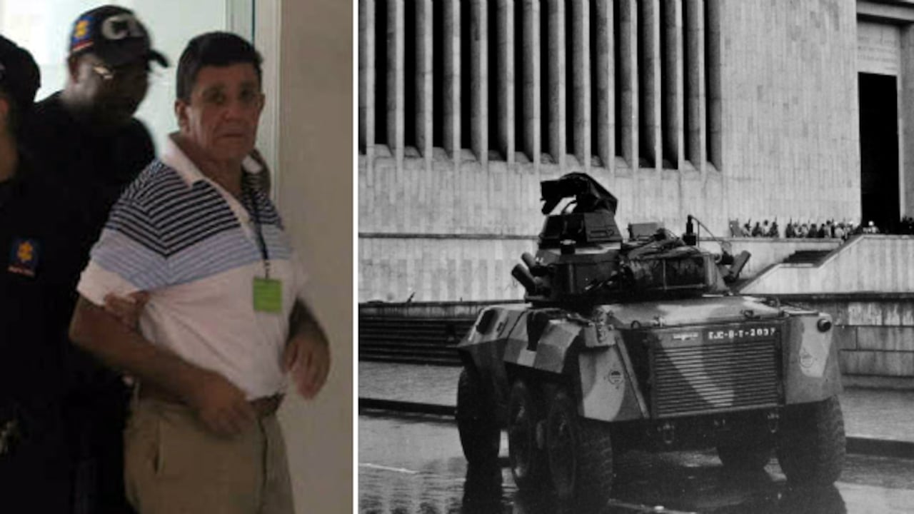 El sargento Bernardo Alfonso Garzón es sindicado de la desaparición de 12 personas en la retoma del Palacio de Justicia.