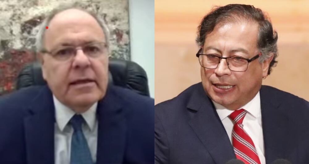 Dani Dayan y Gustavo Petro