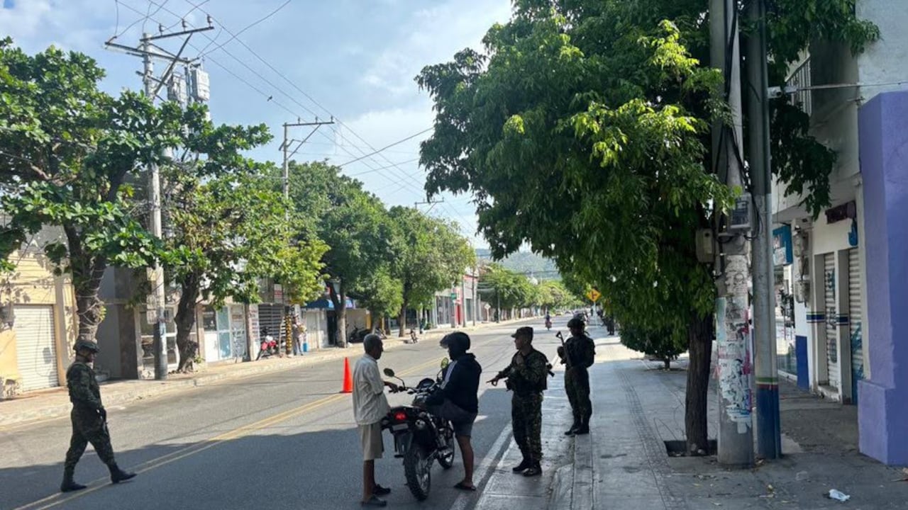 Santa Marta fue militarizada por orden presidencial.