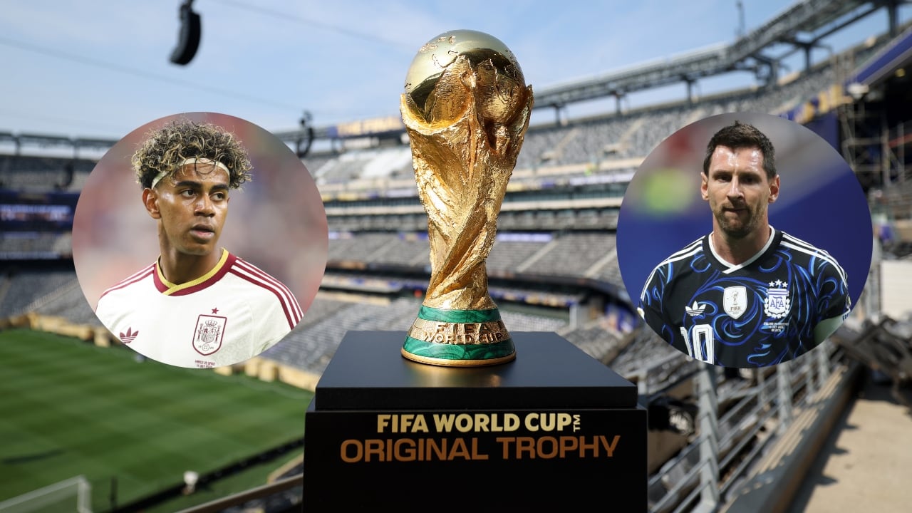 Lamine Yamal y Lionel Messi se disputan el trofeo de la Copa del Mundo este domingo en la gran final del certamen.