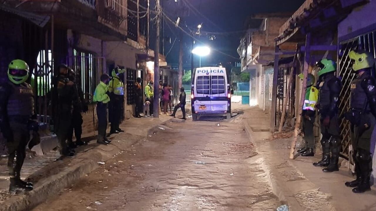 En este sector se realizaron parte de los allanamientos