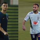 Cristiano Ronaldo y Neymar, Qatar 2022.