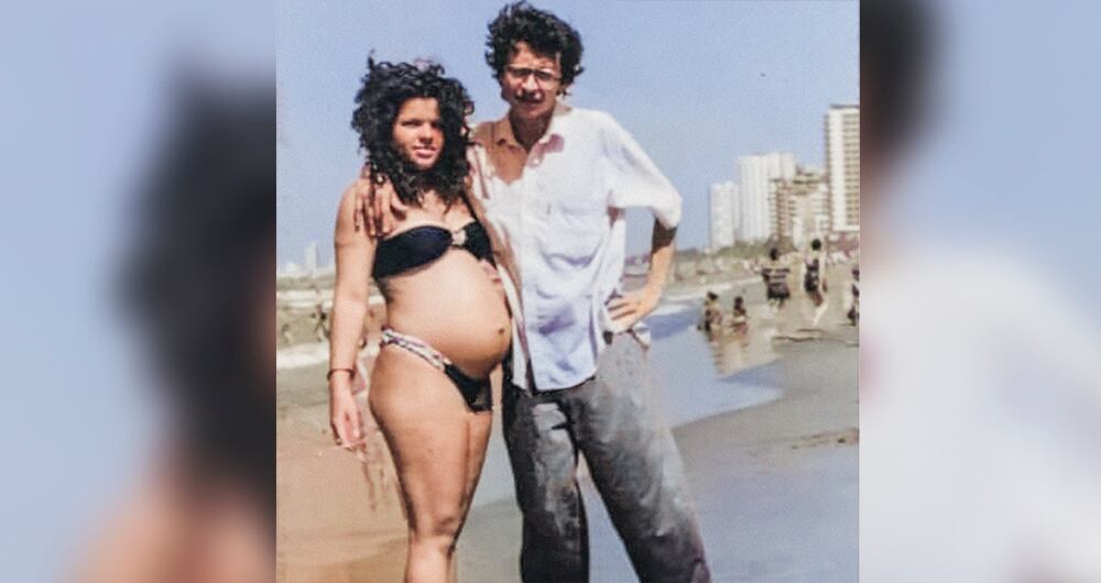 Su primer matrimonio fue con Mary Luz Herrán. Tuvieron a Andrés y Andrea, los hijos mayores del nuevo presidente.