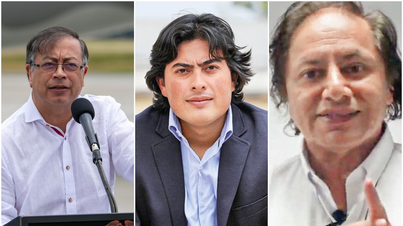 Presidente Gustavo Petro, Nicolás Petro y Juan Fernando Petro