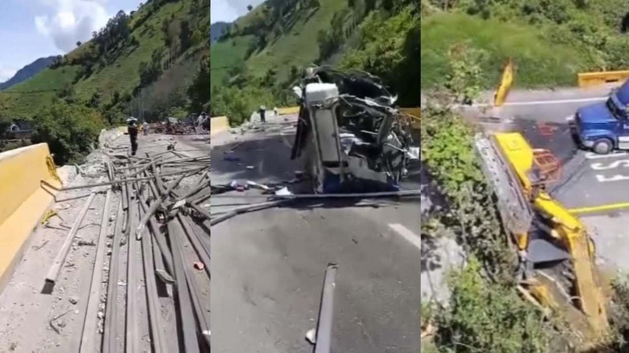 El siniestro involucró un tractocamión y un camión.