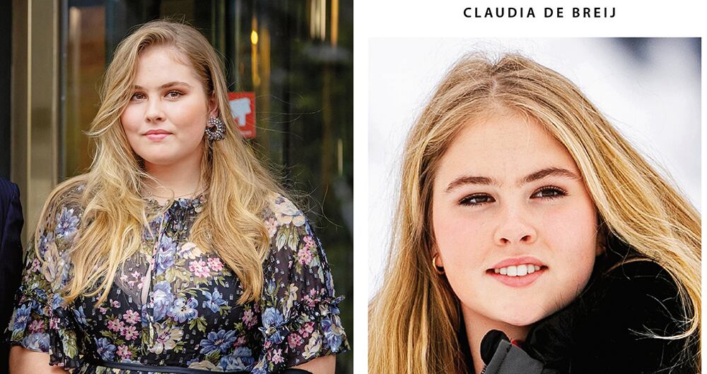  Princesa Amalia, heredera al trono de Holanda.