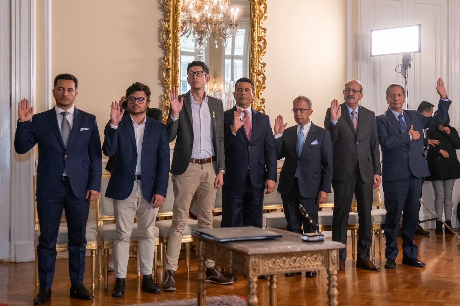 Nuevas posesiones en la Casa de Nariño