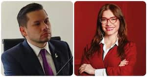 Andrés Calle (Partido Liberal) y Catherine Juvinao (Alianza Verde).