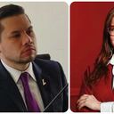 Andrés Calle (Partido Liberal) y Catherine Juvinao (Alianza Verde).