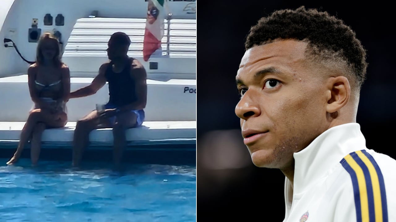 Kylian Mbappé recibió una ola de críticas por estar de paseo mientras Real Madrid jugaba ante Espanyol.