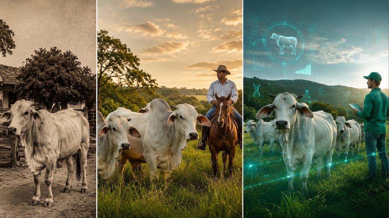 La evolución de la ganadería cebuina en Colombia, desde sus raíces tradicionales hasta la incorporación de tecnología y herramientas de mejoramiento genético.