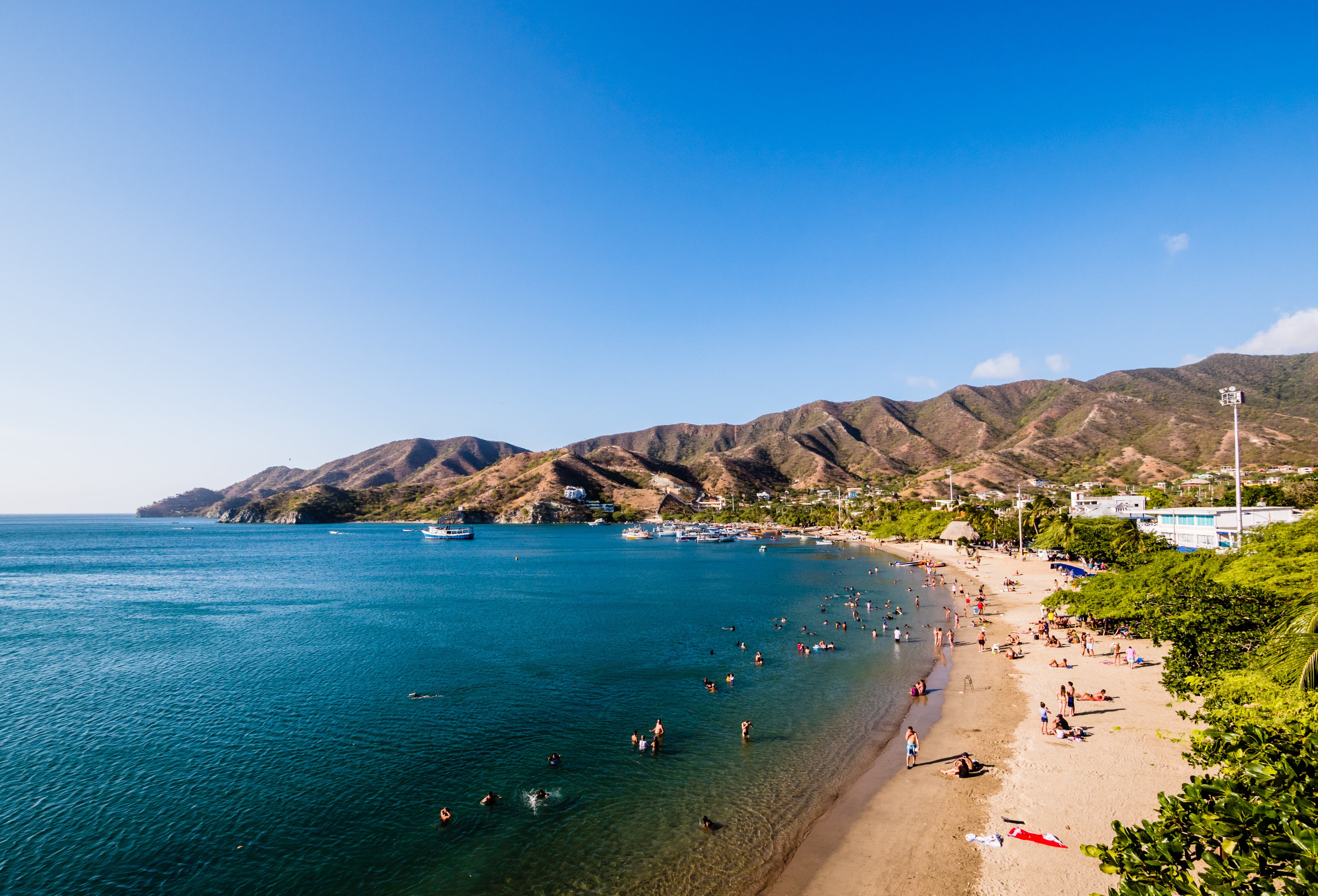 Playa de Taganga, Santa Marta.