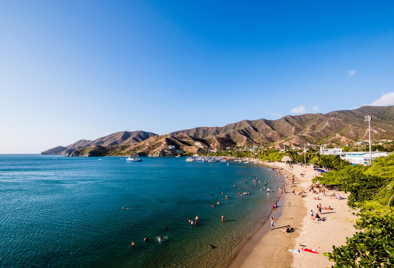 Playa de Taganga, Santa Marta.