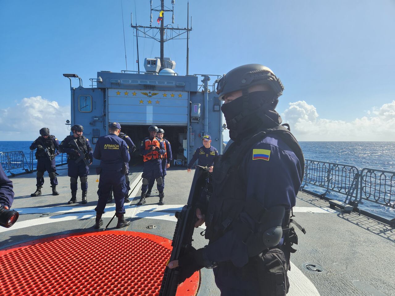 La operación Event Horizont 2024, es una actividad simulada que sirve para que los marinos aprendan a lidiar y tratar con problemáticas reales en alta mar.