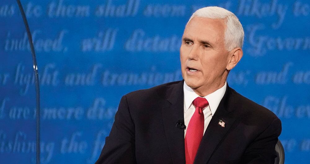 Tras las intervenciones sensatas de Pence, muchos republicanos recuperaron la sensación de que en su fórmula electoral hay alguien con algo de sentido común.