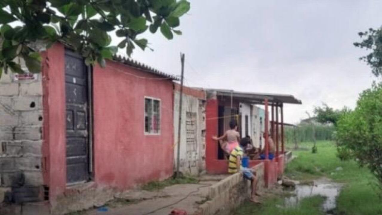 En esta vivienda se registró el crimen de la mujer decapitada en el Atlántico.