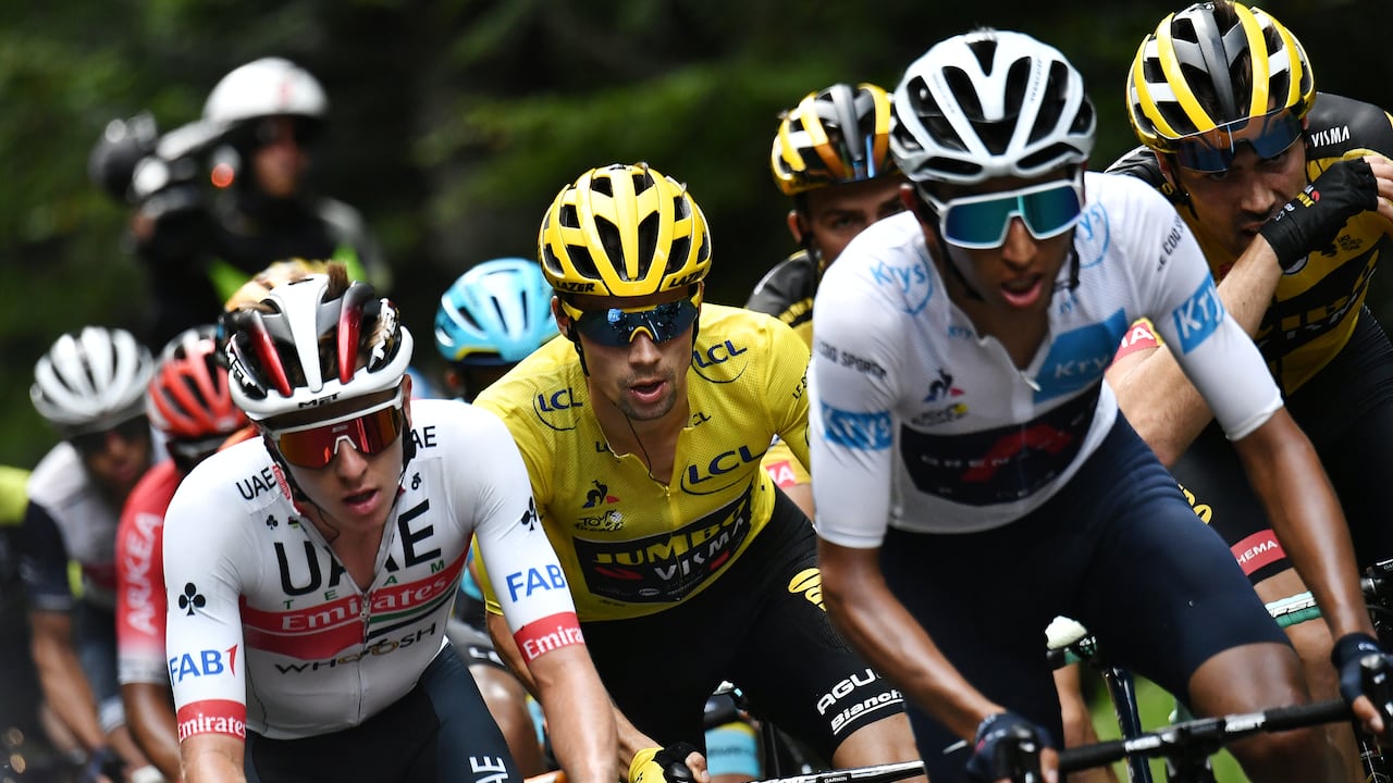 Los tres primeros del Tour de Francia