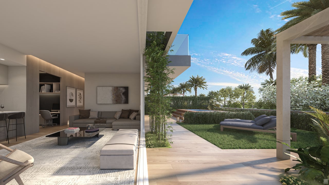 morros park está ubicado en un parque, rodeado de naturaleza.