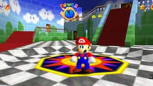 Super Mario 64 representó el salto de Mario a los gráficos en 3D