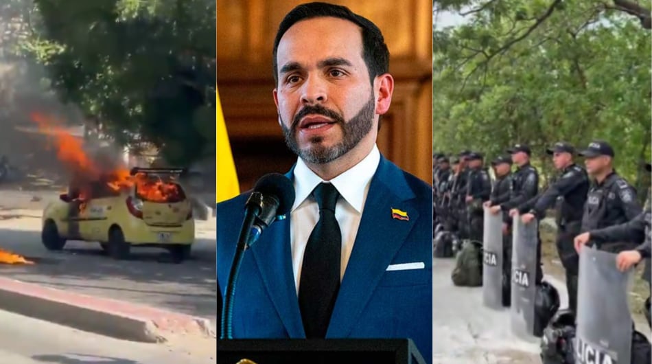 Presidente Abelardo De La Espriella y alteración del orden público en Santa Marta.