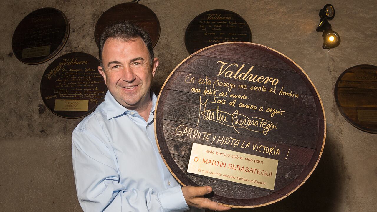 Martin Berasategui, el chef con más estrellas Michelin de España.
