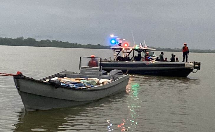 Cocaína incautada en el mar caribe