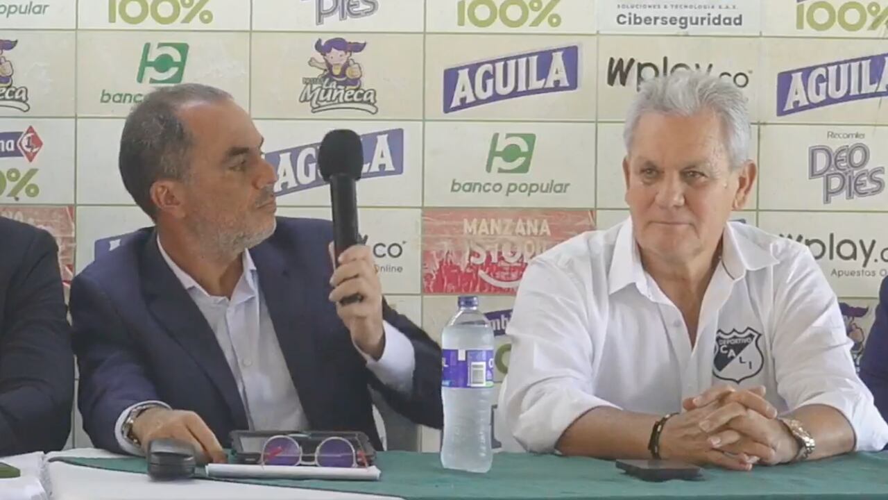 Presentación de Jaime De la Pava como técnico del Cali.