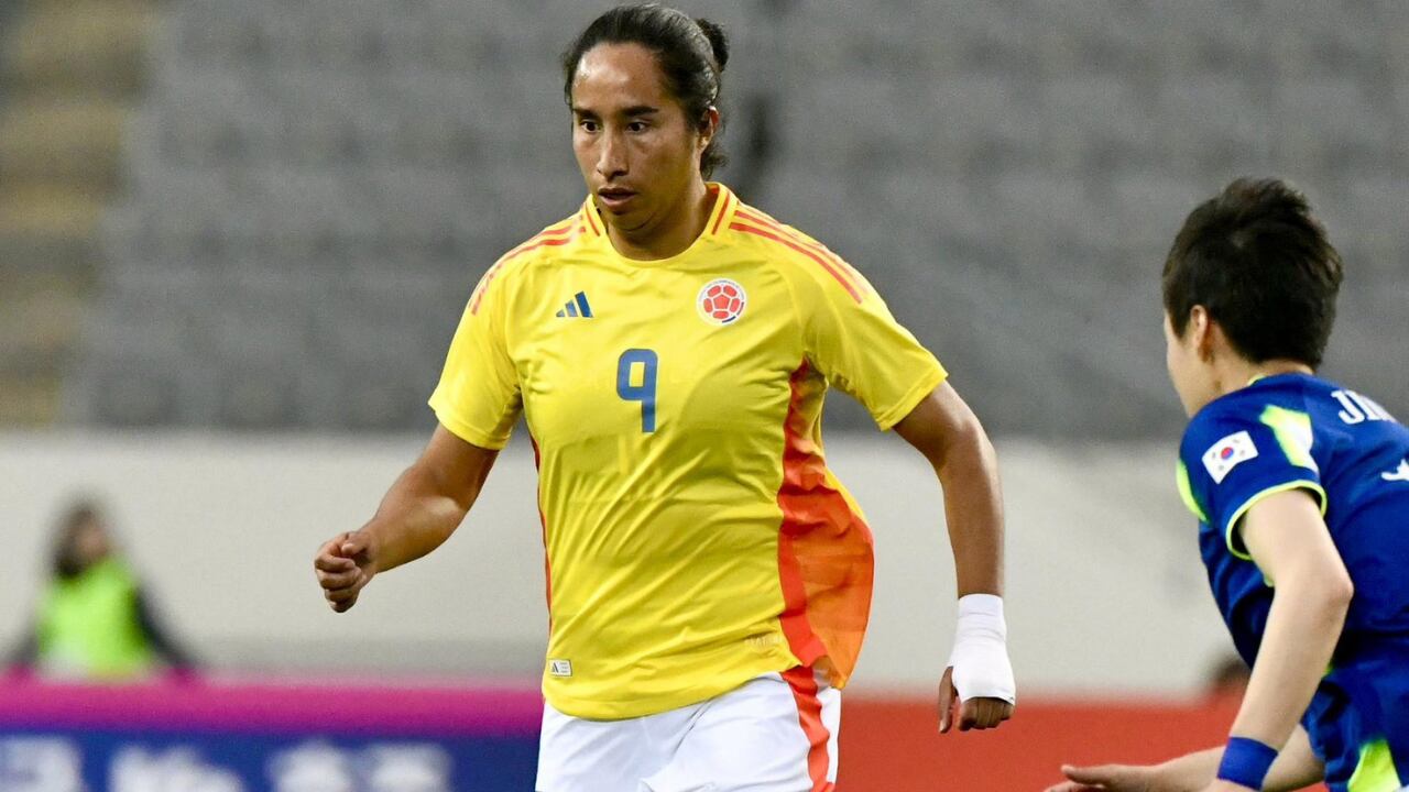Mayra Ramírez, titular con Colombia ante Corea del Sur.