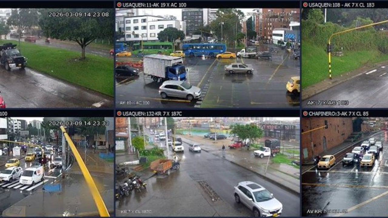 Una fuerte tormenta azotó Bogotá este lunes 9 de marzo.