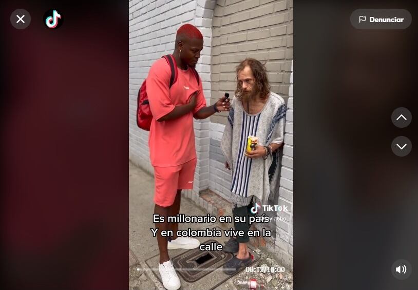 Jordan habitante de calle candiense