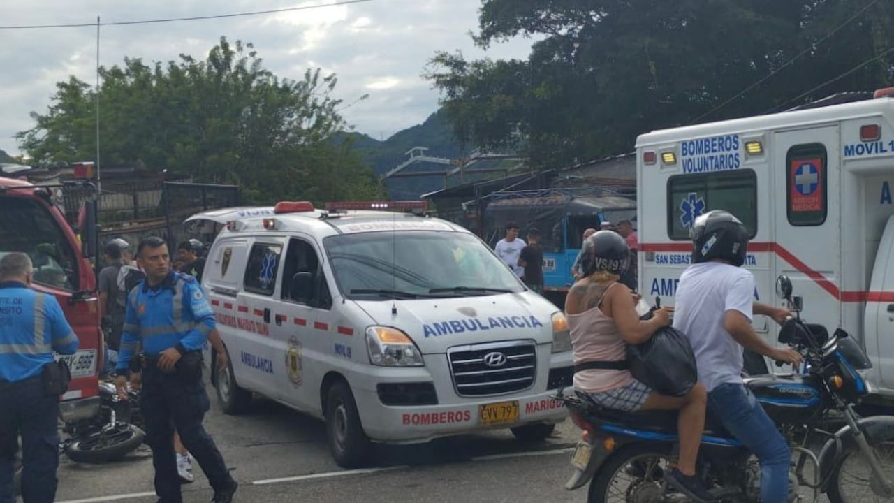 Accidente en el municipio de Mariquita, Tolima.