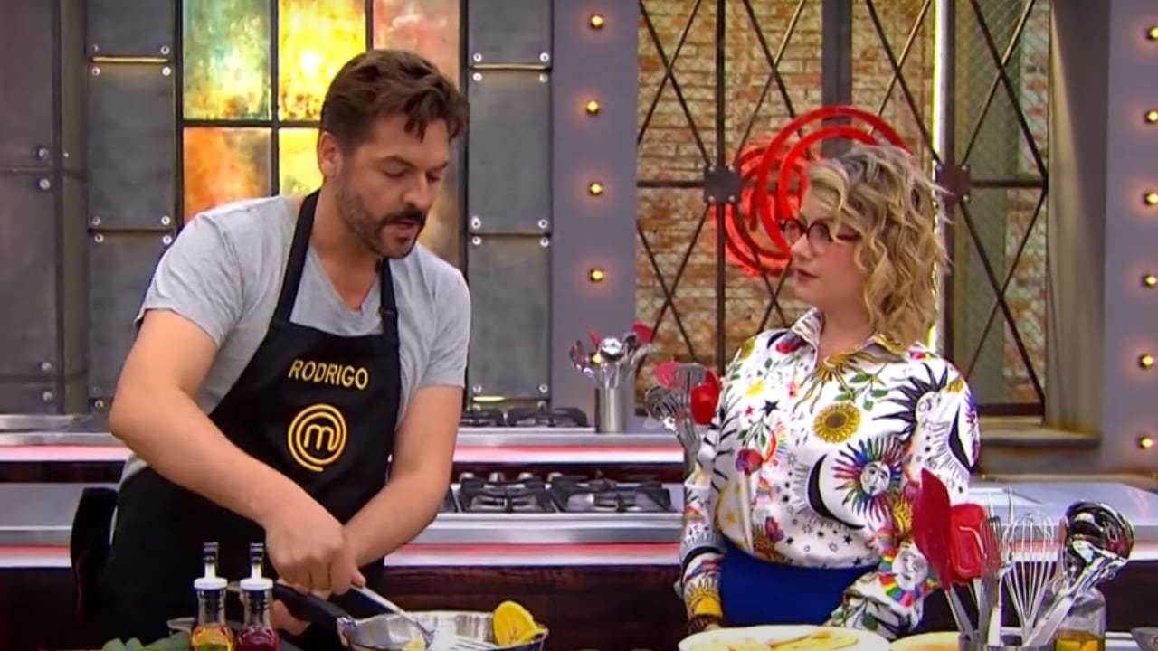 Belén Alonso y Rodrigo Candamil en 'MasterChef Celebrity 2025'.