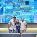 Yamil Arana, gobernador de Bolívar, en el centro de monitoreo.