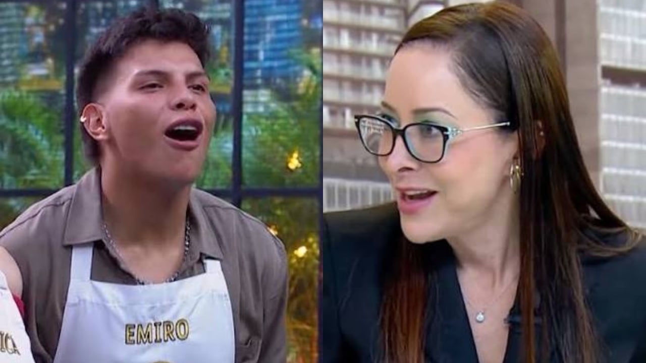 Emiro Navarro y Flavia Dos Santos vivieron inesperada situación en las grabaciones de ‘MasterChef Celebrity’.