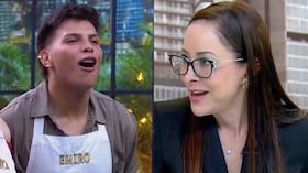 Emiro Navarro y Flavia Dos Santos vivieron inesperada situación en las grabaciones de 'MasterChef Celebrity'.