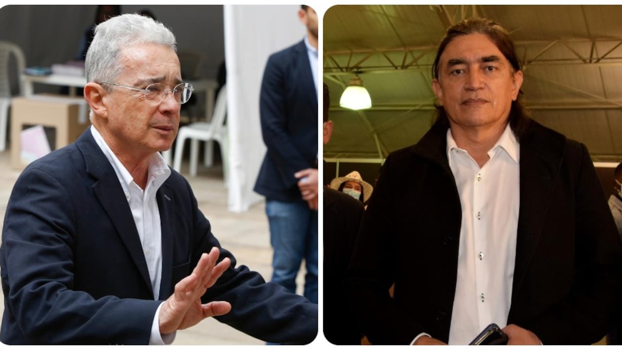 Álvaro Uribe y Gustavo Bolívar