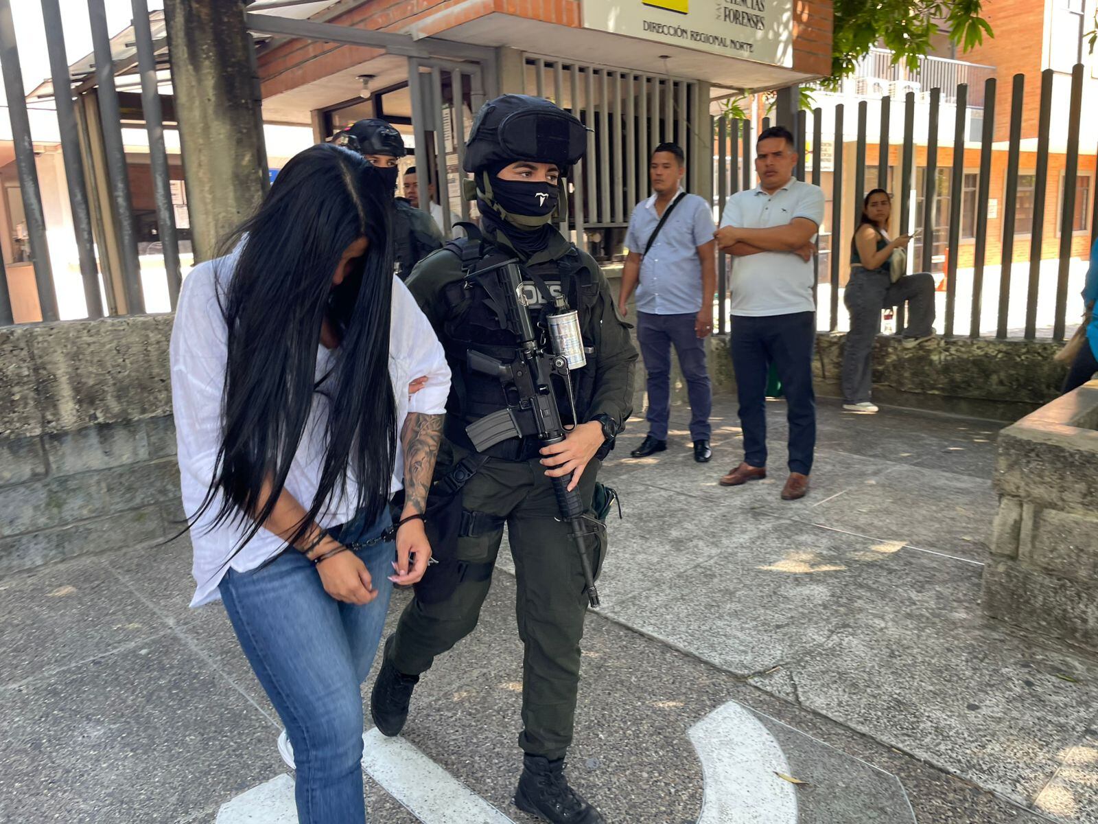 Dinelis Ruiz Polanía, esposa de alias Castor, máximo cabecilla de Los Costeños.