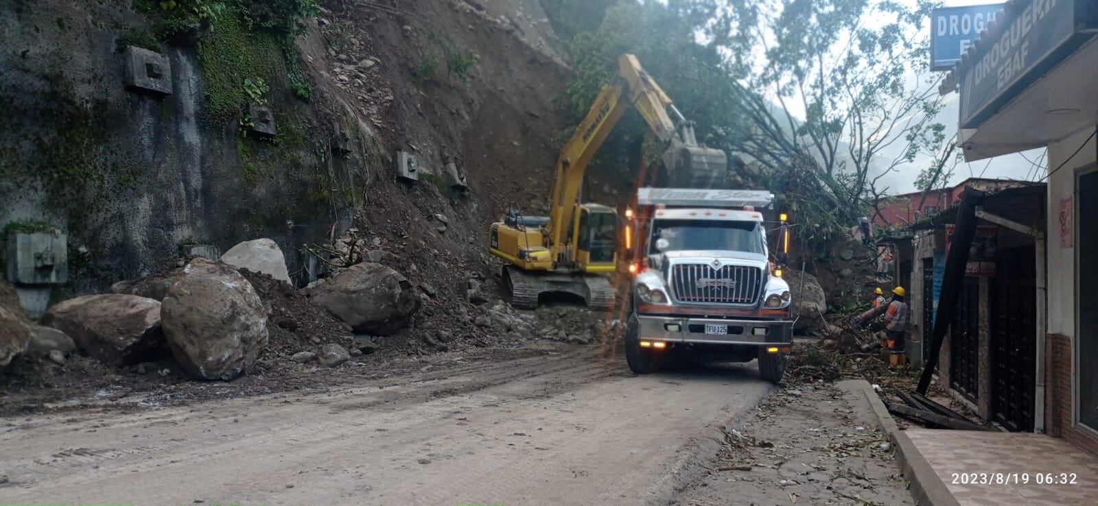 Cierre de la vía entre Bogotá y Villavicencio