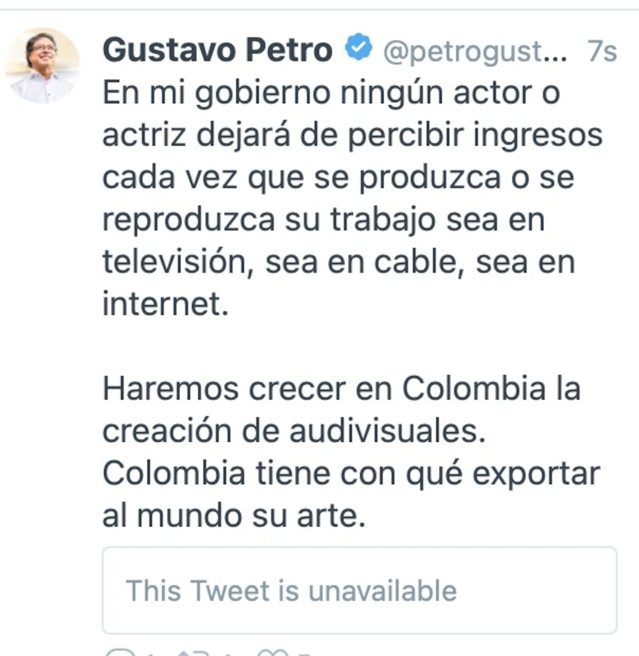 Promesa Gustavo Petro