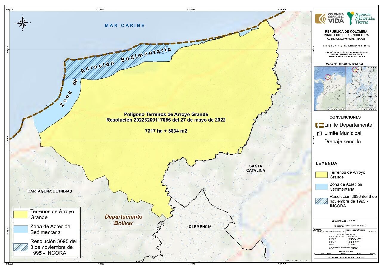 Polígono de la Hacienda Arroyo Grande.