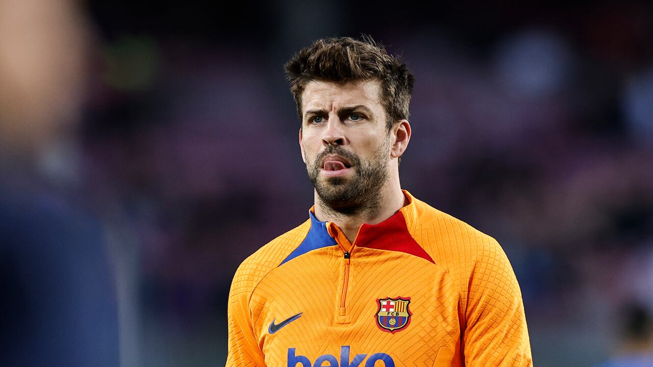 03 Gerard Pique del FC Barcelona durante el partido de la Liga entre el FC Barcelona y el RD Mallorca en el estadio Camp Nou el 1 de mayo de 2022 en Barcelona, España. (Foto de Xavier Bonilla/NurPhoto vía Getty Images)