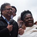 El presidente Gustavo Petro y la vicepresidenta Francia Márquez, en Bogotá