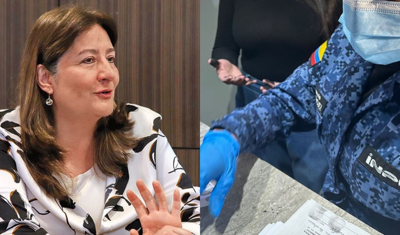 Ministra de Justicia, Ángela María Buitrago.